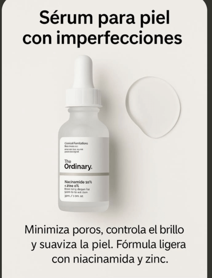 The Ordinay Niacinamida 10% + Zinc 1%