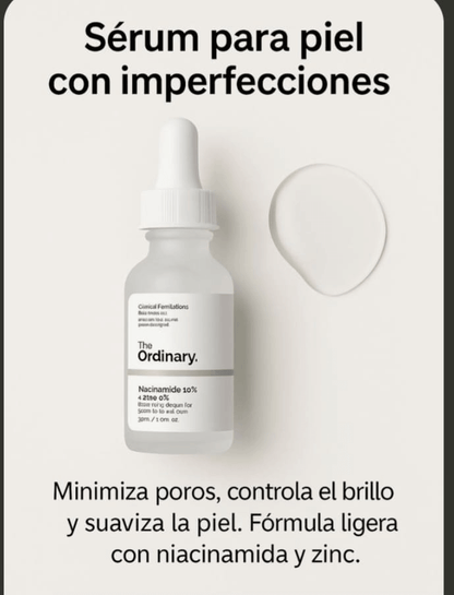 The Ordinay Niacinamida 10% + Zinc 1%